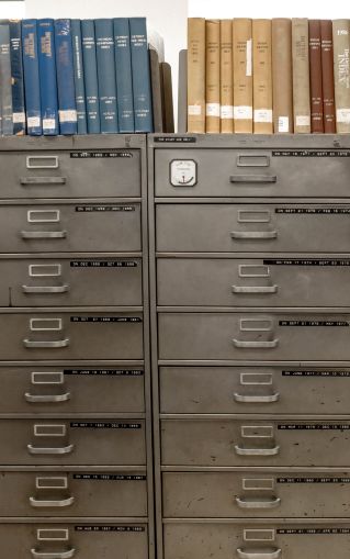 Gray Steel File Cabinet